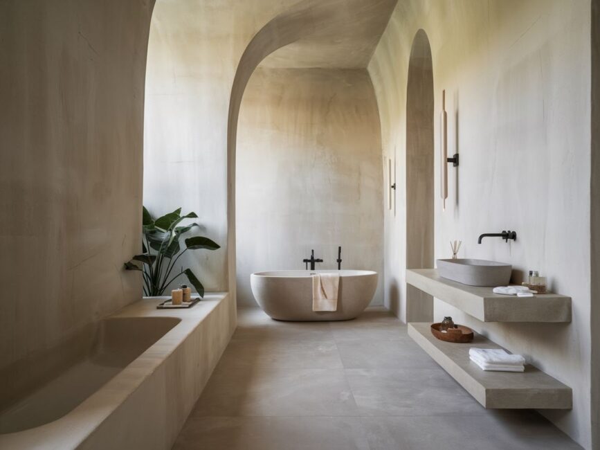 Wykończenie ścian w łazience za pomocą gładzi