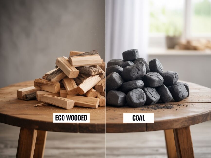 brykiet vs węgiel