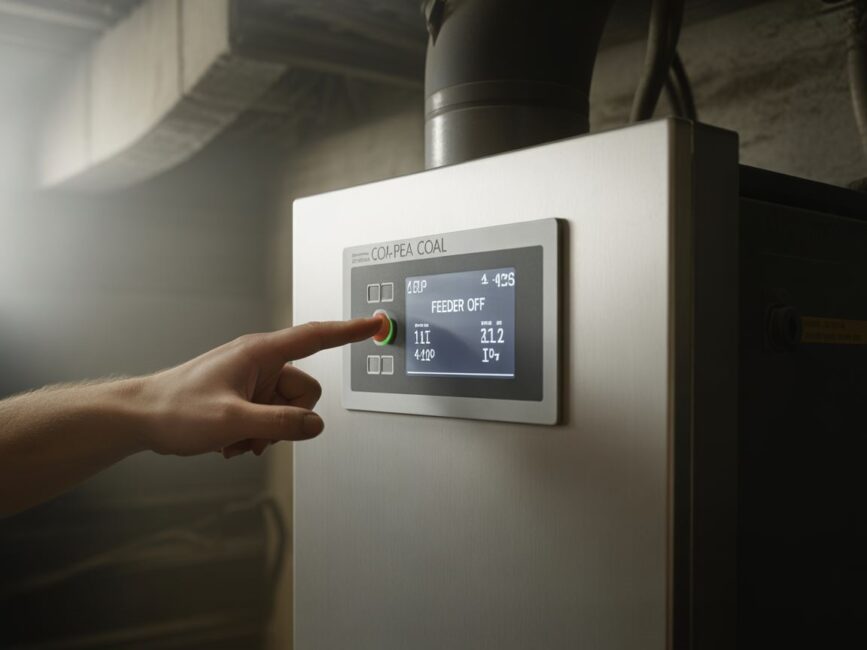 ekogroszek kocioł z podajnikiem