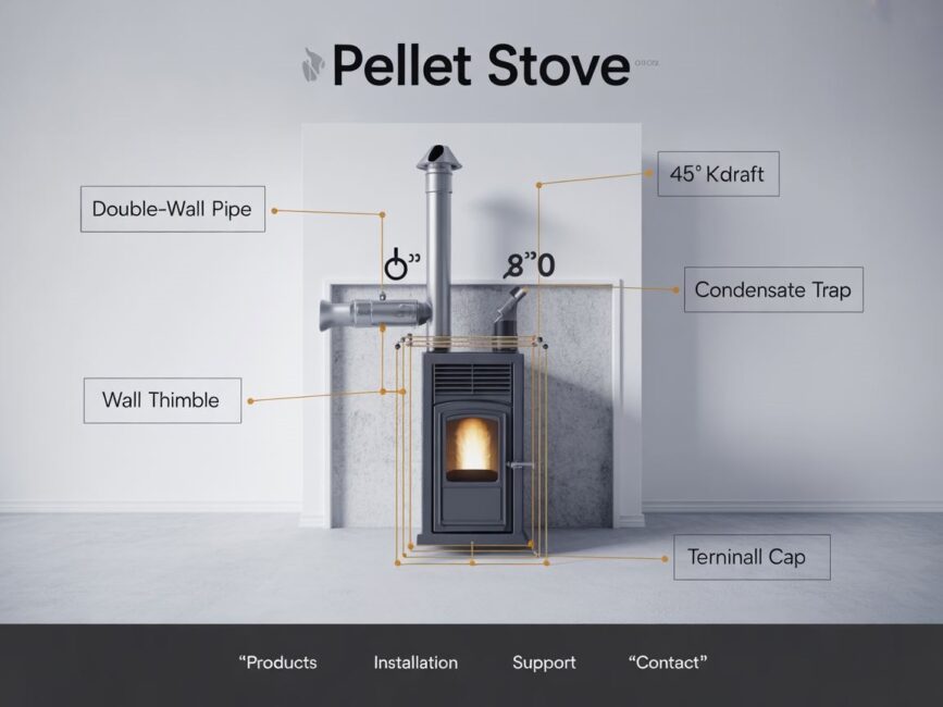 izolowany komin stalowy
