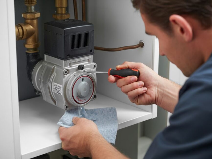 odpowietrzanie pompy CO