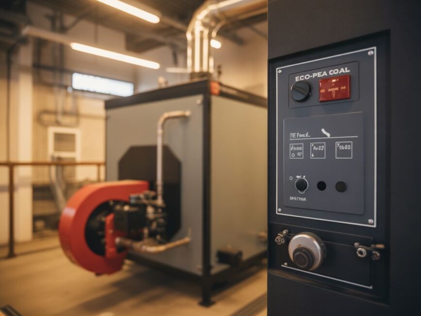 panel sterownika kotła