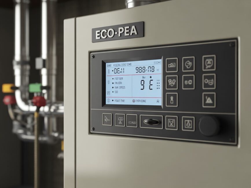 panel ustawień kotła