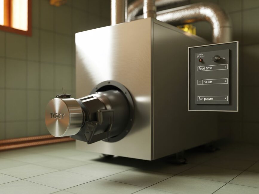 ustawienia nadmuchu pieca