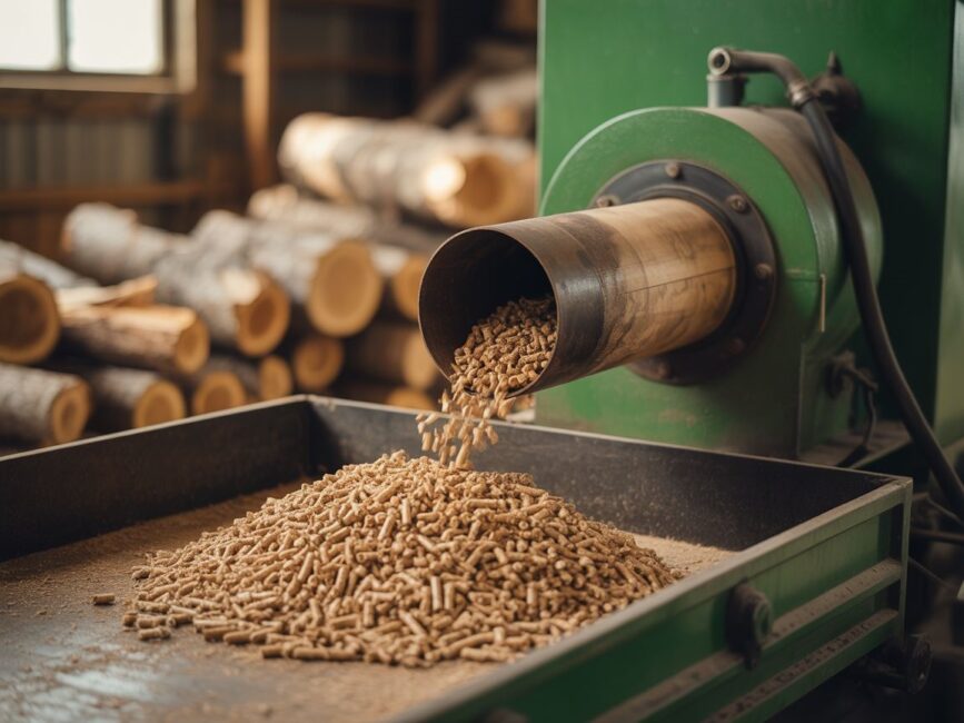 wytłaczanie pelletu w matrycyextensionpsu