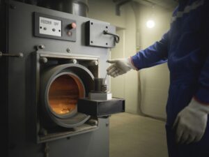 żar wygaszany w palniku retortowymeptsil+1